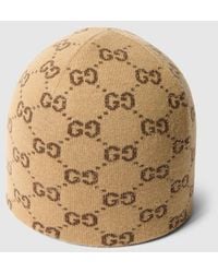 Gucci - Gg Wool Viscose Lamé Jacquard Hat - Lyst