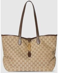 Gucci - Jackie Medium Tote Bag, Gg Canvas - Lyst