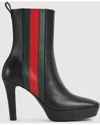 Gucci - Galleria Bootie, Leather - Lyst