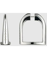 Gucci - Große Staffa Creolen - Lyst