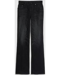 Gucci - Flared Stretch Cotton Denim Pants - Lyst