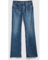 Gucci - Stretch Cotton Denim With Horsebit - Lyst