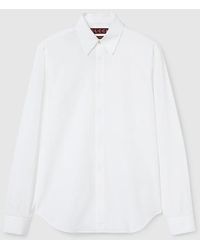 Gucci - Cotton Poplin Shirt With Embroidery, Size 14 - Lyst