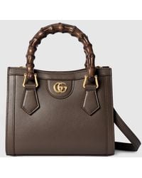 Gucci - Diana Small Tote Bag, Leather - Lyst