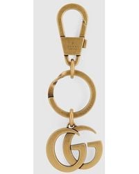 Gucci - Doppel G Schlüsselanhänger - Lyst