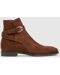 Gucci - Herrenstiefelette Mit Schnalle, Größe - Lyst