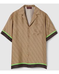 Gucci - Print Silk Bowling Shirt - Lyst