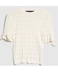 Gucci - Braided Cotton Blend Top - Lyst