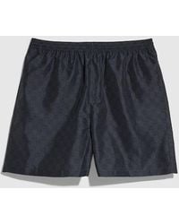 Gucci - Short De Bain En Popeline De Polyester Imprimé, Taille - Lyst
