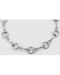 Gucci - Horsebit Motif Necklace - Lyst