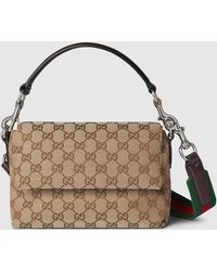 Gucci - Kleine Umhängetasche Aus Gg Canvas - Lyst
