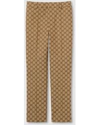 Gucci - Gg Canvas Pant - Lyst