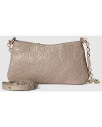 Gucci - Borsa A Spalla Gg Emblem Misura Piccola - Lyst