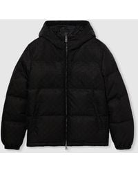 Gucci - Gg Nylon Canvas Down Jacket - Lyst
