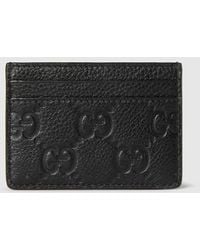Gucci - Mini Leather Card Case - Lyst