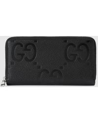 Gucci - Jumbo GG Zip Around Wallet - Lyst