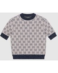 Gucci - Top De Jacquard De Lamé Con Gg, Talla - Lyst