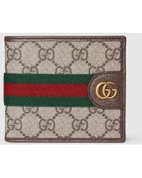 Gucci - Cartera Con Dos Pliegues Ophidia - Lyst