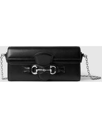 Gucci - Wallet On Chain With Horsebit - Lyst