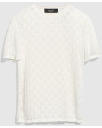 Gucci - Gg Cotton Devoré T-Shirt, Ready-To-Wear - Lyst