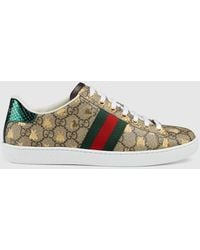 Gucci - Ace GG Supreme Canvas Sneaker - Lyst