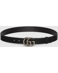 Gucci - Gg Marmont Thin Belt, Size 100 - Lyst