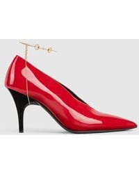 Gucci - 97 Heeled Pump, Leather - Lyst