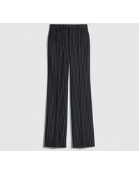 Gucci - Pinstripe Silk Wool Pants - Lyst
