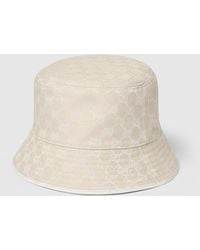 Gucci - Reversible Gg Cotton Canvas Bucket Hat - Lyst