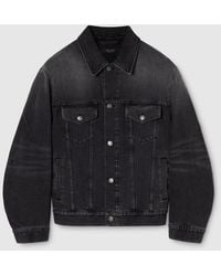 Gucci - Washed Certified Cotton Denim Jacket - Lyst