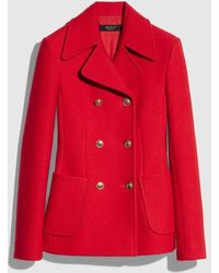 Gucci - Double-Breasted Wool Polyamide Coat - Lyst