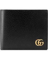 Gucci GG Marmont Leather Coin Wallet - Zwart