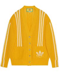 Gucci Adidas X Cardigan - Yellow