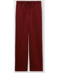 Gucci - Gg Satin Pants - Lyst