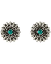 Gucci Floral Morif Earrings - Green