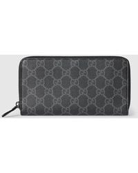 Gucci - Gg Emblem Zip Around Wallet - Lyst