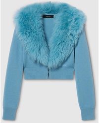 Gucci - Knit Wool Cashmere Cardigan - Lyst