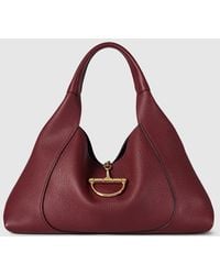 Gucci - Softbit Maxi Shoulder Bag, Leather - Lyst