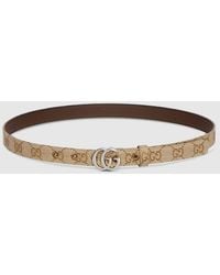 Gucci - Gg Marmont Thin Belt, Size 105 - Lyst