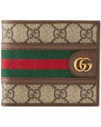 Gucci Porte-monnaie Ophidia GG - Marron