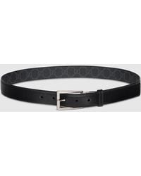Gucci - Reversible Belt With Rectangular Buckle, Size 75, Leather - Lyst