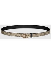 Gucci - Canvas Reversible Belt - Lyst
