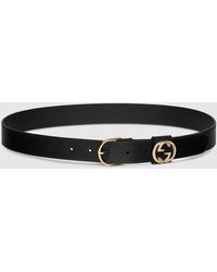 Gucci - Belt With Round Buckle, Size 100 - Lyst