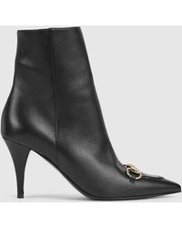 Gucci - ホースビット付き ウィメンズ アンクルブーツ, ブラック, レザー - Lyst