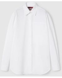 Gucci - ロゴ コットンポプリン シャツ, ホワイト, ウェア - Lyst