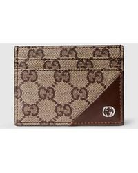 Gucci - Card Case Wallet With Interlocking G - Lyst