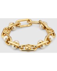 Gucci - Bracelet With Mobile Pearls - Lyst