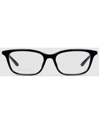 Gucci - Rectangular Optical Frame - Lyst