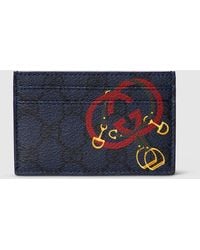 Gucci - Gg Card Case With Print - Lyst