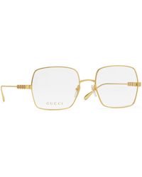 Gucci - Square Optical Frame - Lyst